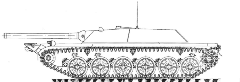 Легкий танк "объект 906 / пт-85"