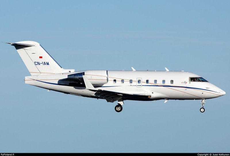 Перекраска Challenger 604