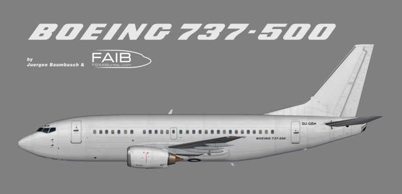 Боинг 737-500 самолет чертеж