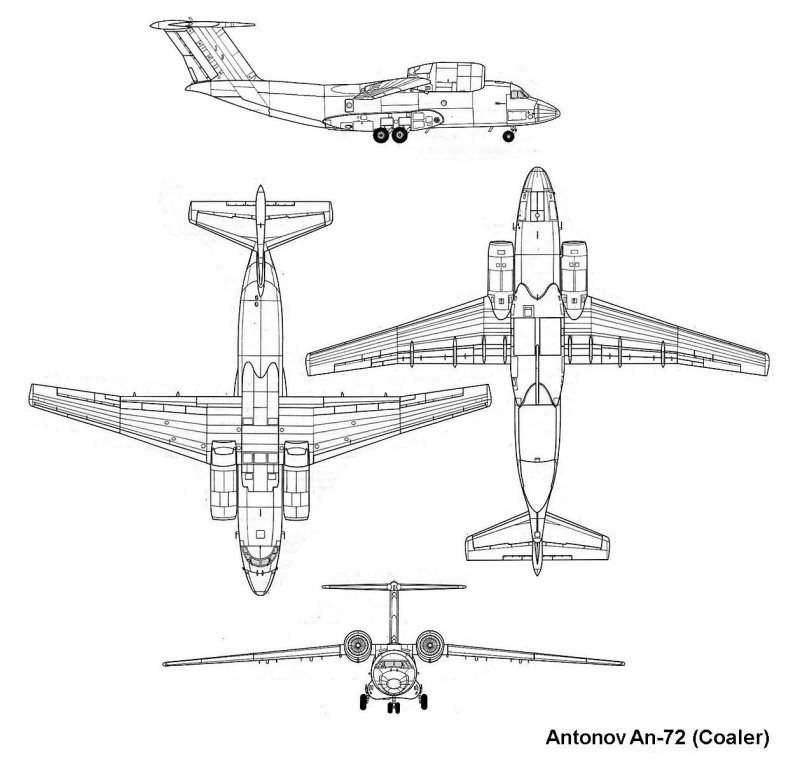 АН 72 чертеж