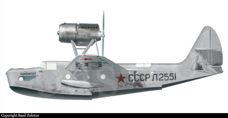 Лодка Бериева МП-1