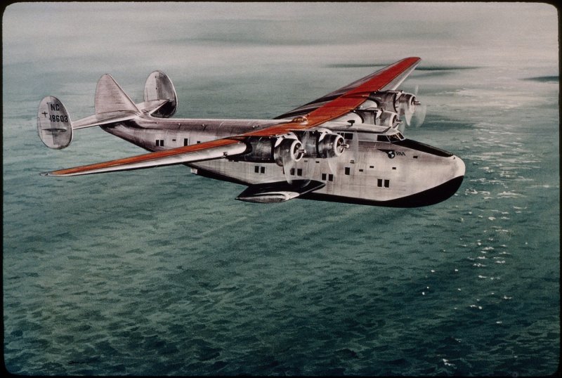 Самолет "летающая лодка" Boeing 314 Clipper