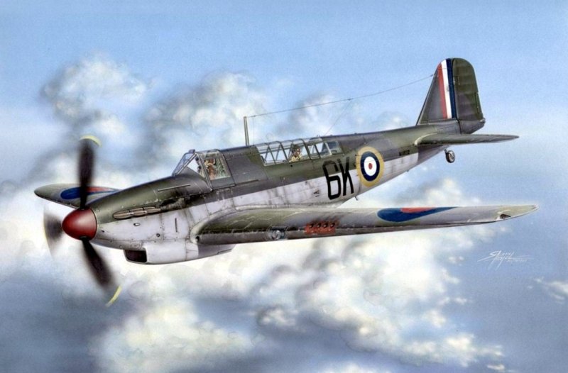 Fairey "Fulmar", истребитель
