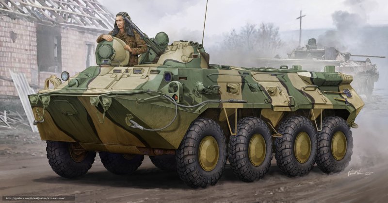 БТР-80а Трумпетер 1/35