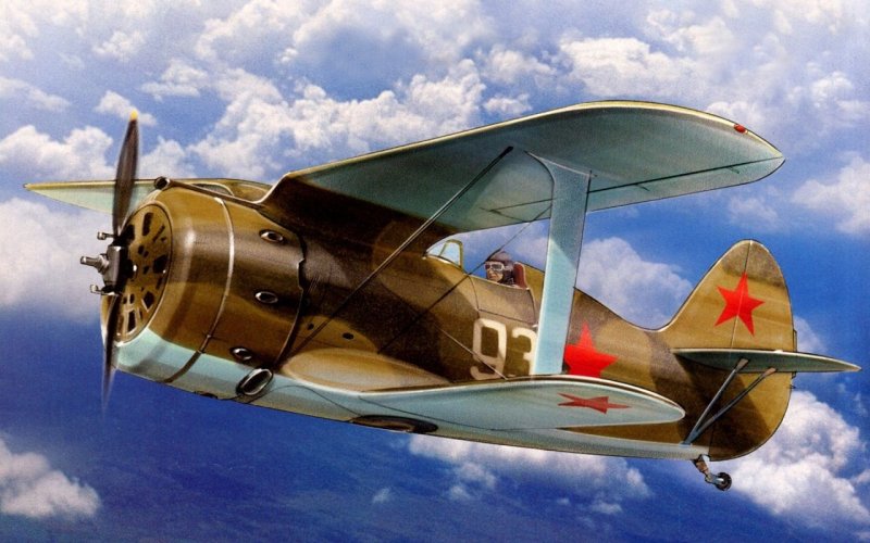 Истребитель биплан и-153 Чайка