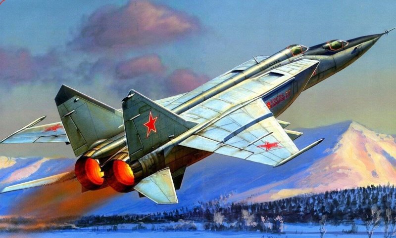 Истребитель-перехватчик миг-25