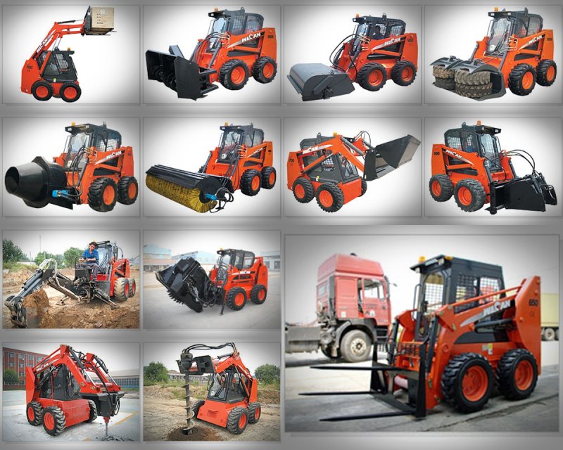 JCB минипогрузчик навесное оборудование