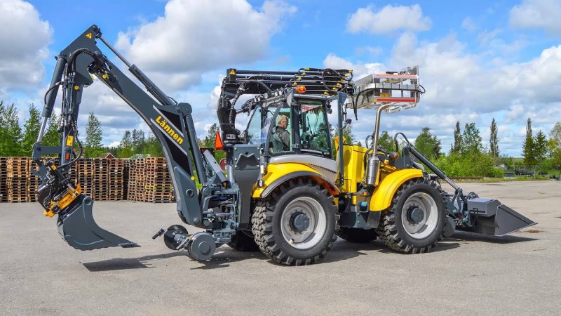Lennen 8800 экскаватор погрузчик