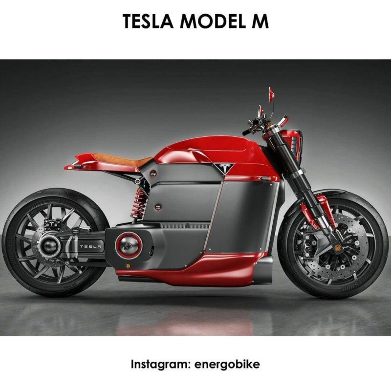 Tesla model motorbike