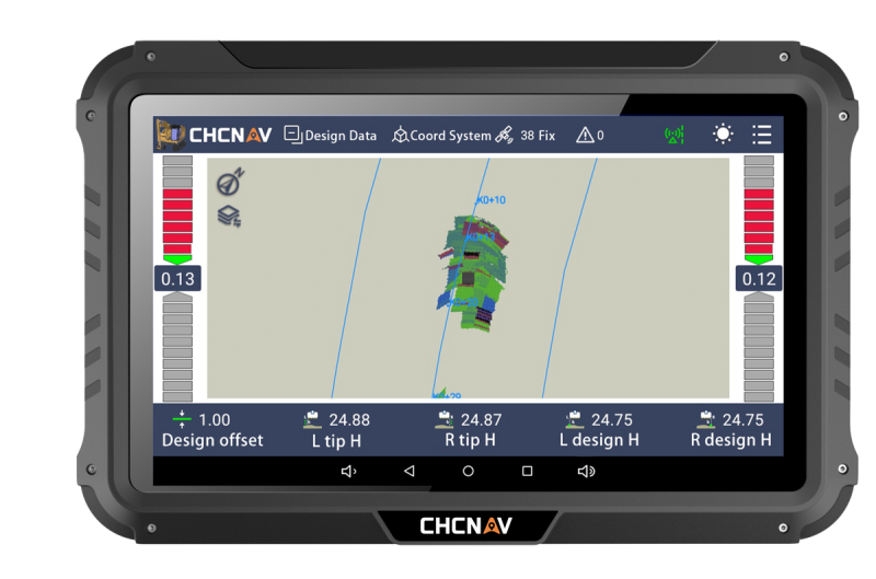 3d система нивелирования CHCNAV на экскаватор