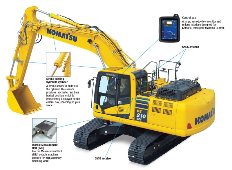 Komatsu pc210 топливный бак