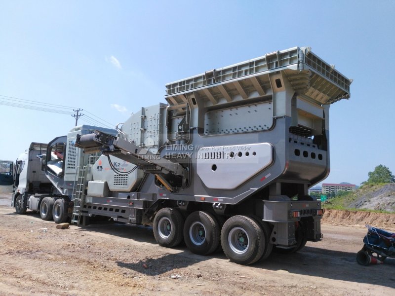 Мобильный дробильный комплекс Liming k3t70-4