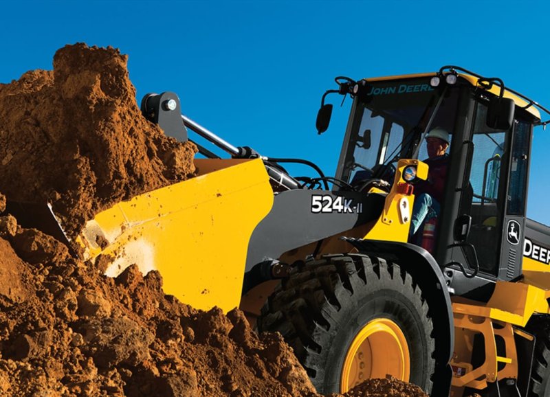 Фронтальный погрузчик John Deere 524k
