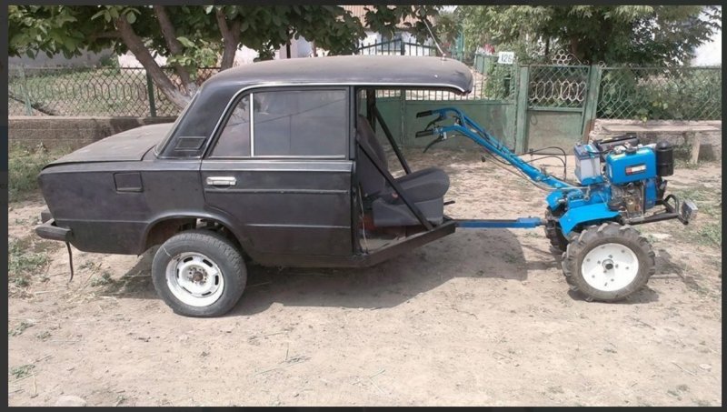 Прицеп из ВАЗ 2106