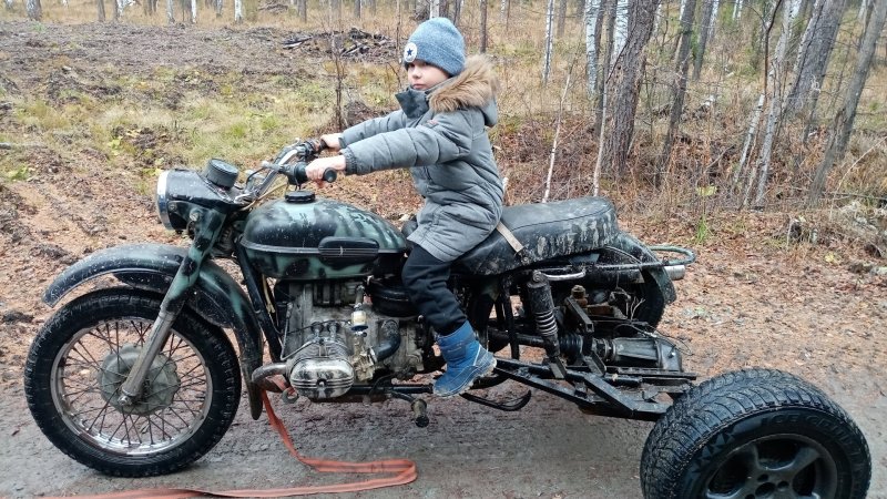 Трайк из мото Урал