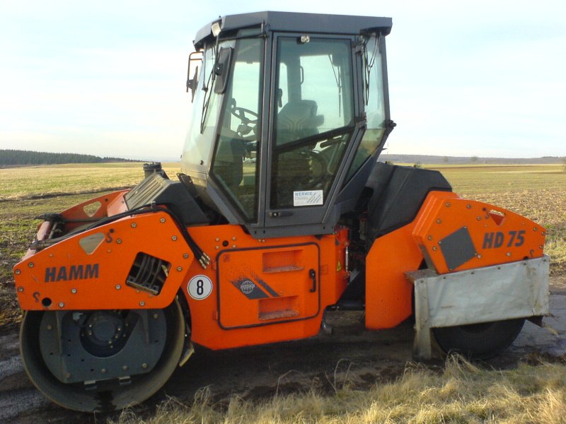 Каток асфальтовый Hamm hd75
