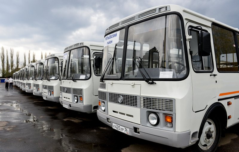 Автобусный парк ПАЗ