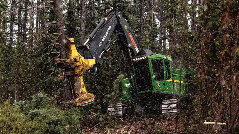 Валочно-пакетирующая машина John Deere