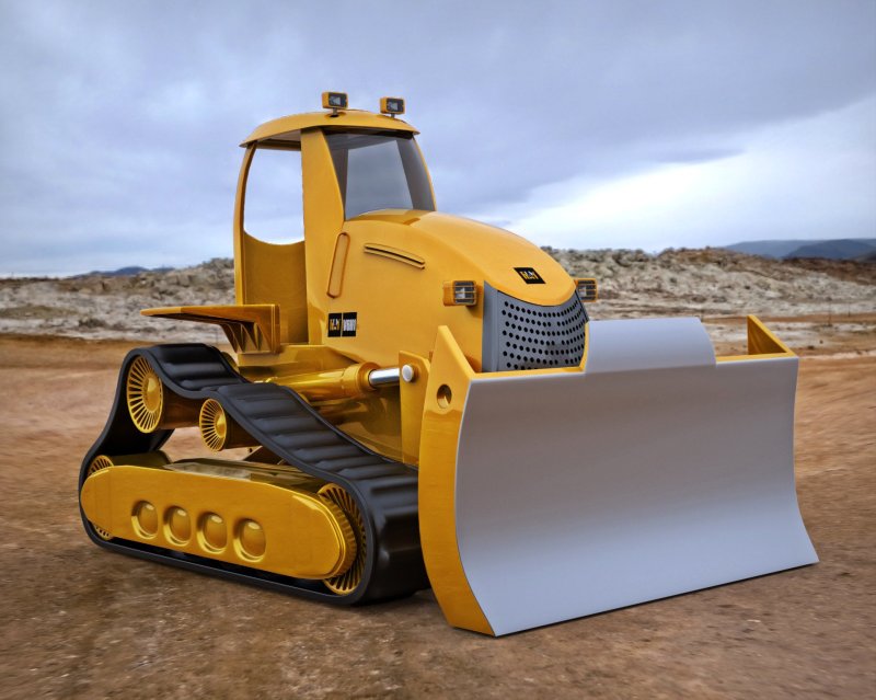 Комацу 750 бульдозер