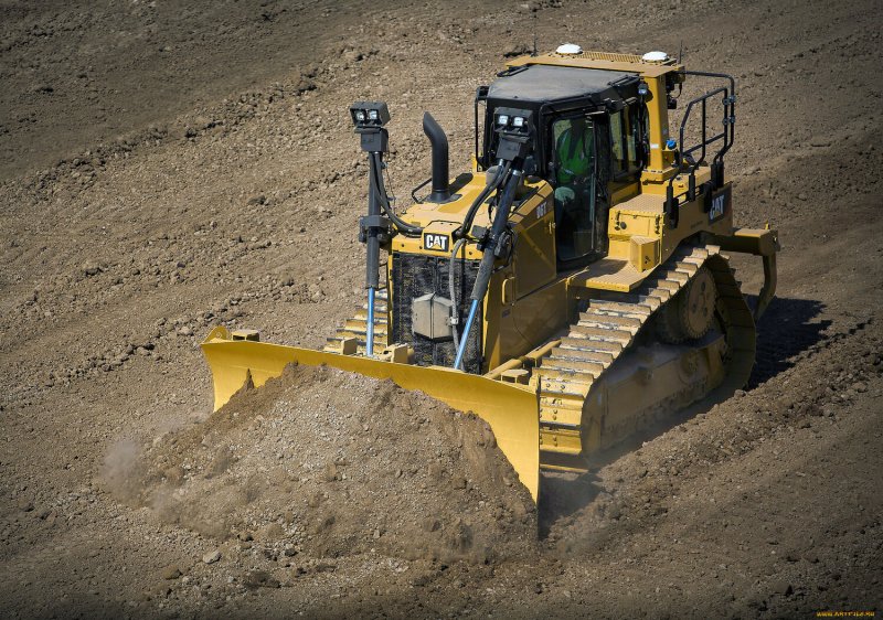 Новый бульдозер. Cat d6