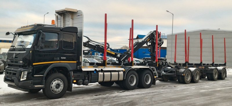 Сортиментовоз Volvo fm500