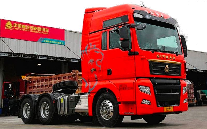 Sitrak c7h 6x4 седельный тягач