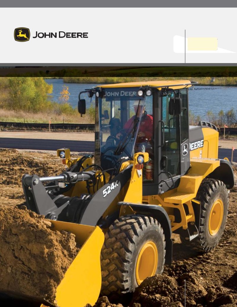 Погрузчик колесный John Deere 544k