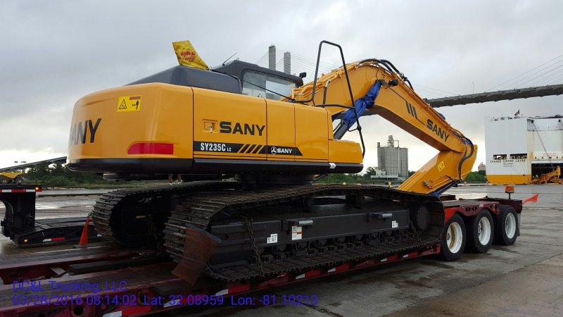Лесной экскаватор sany sy245f