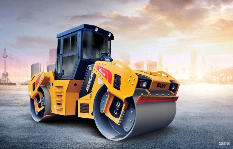 Каток двухвальцовый sany str130c-8s