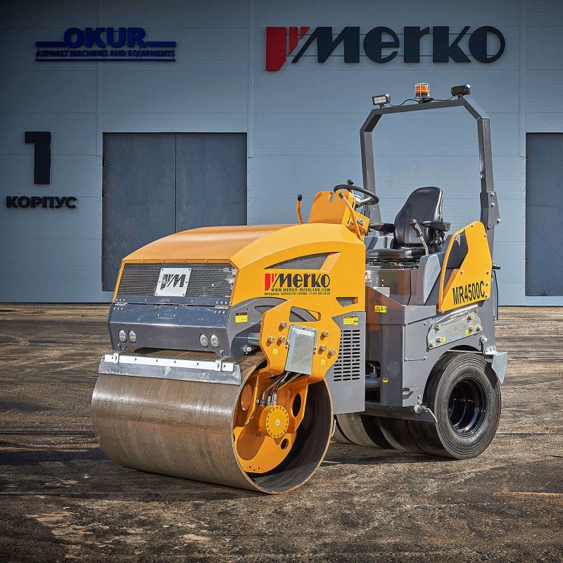 Merko Mr 4000c комбинированный вибрационный каток