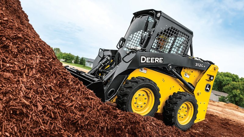 Минипогрузчик John Deere 318g
