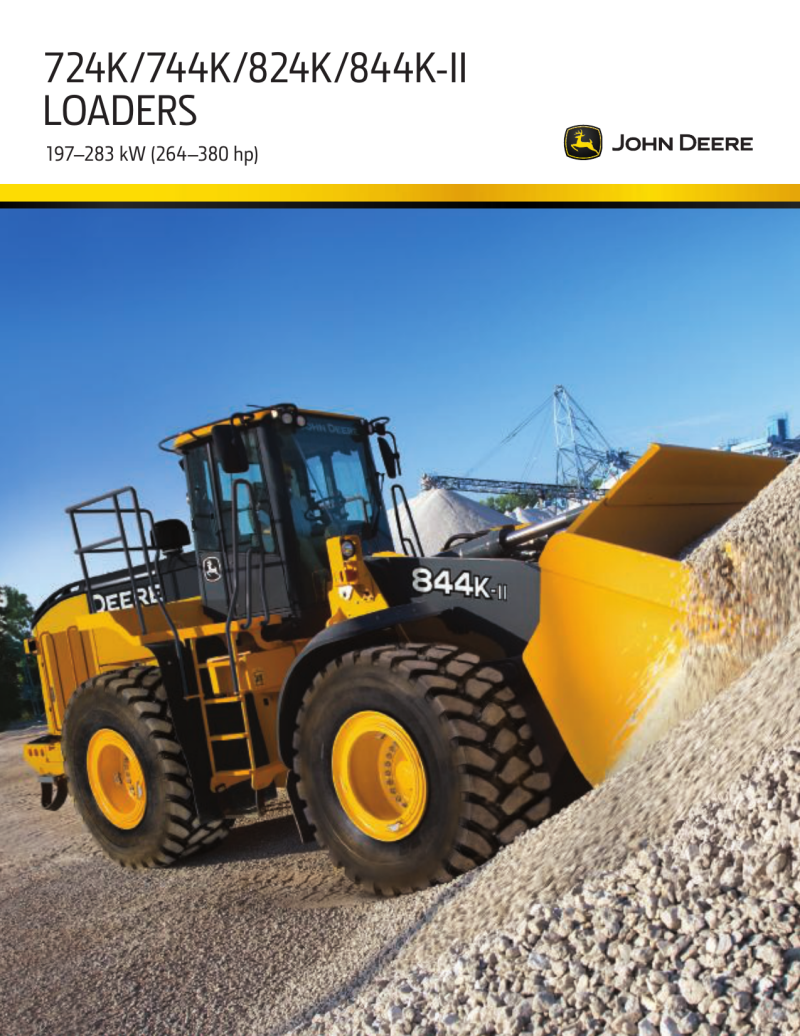 Погрузчик John Deere 744k