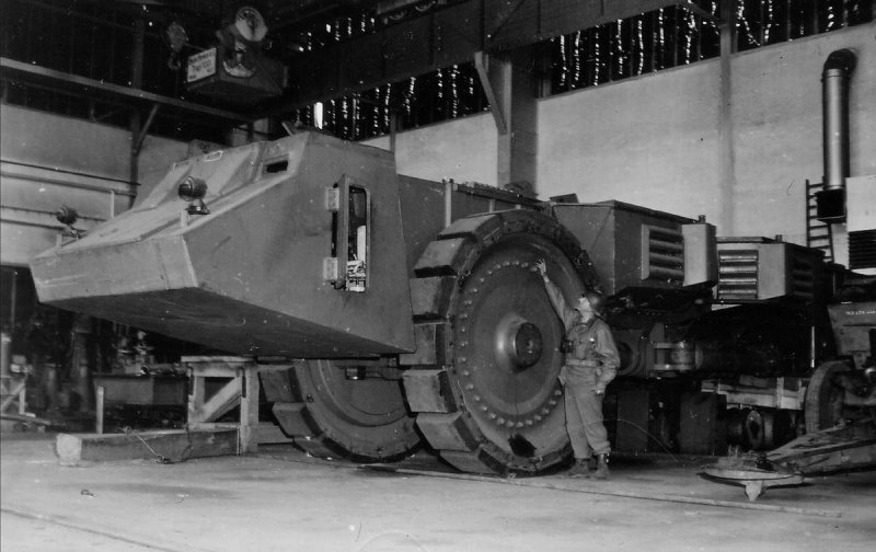 Super Heavy mine Cleaning vehicle Krupp Raumer s
