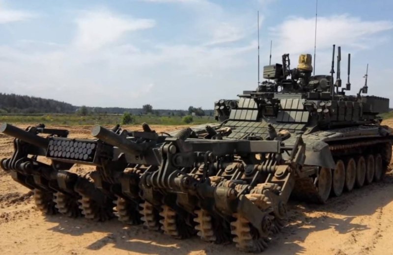 Машины разминирования БМР-3м «Вепрь»