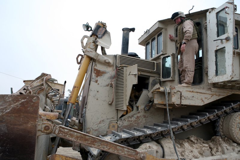 Caterpillar d9 бронированный
