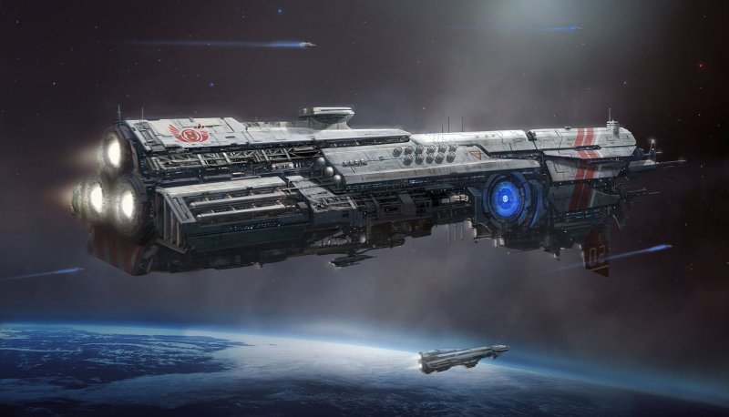 Дредноут корабль космический Star Citizen