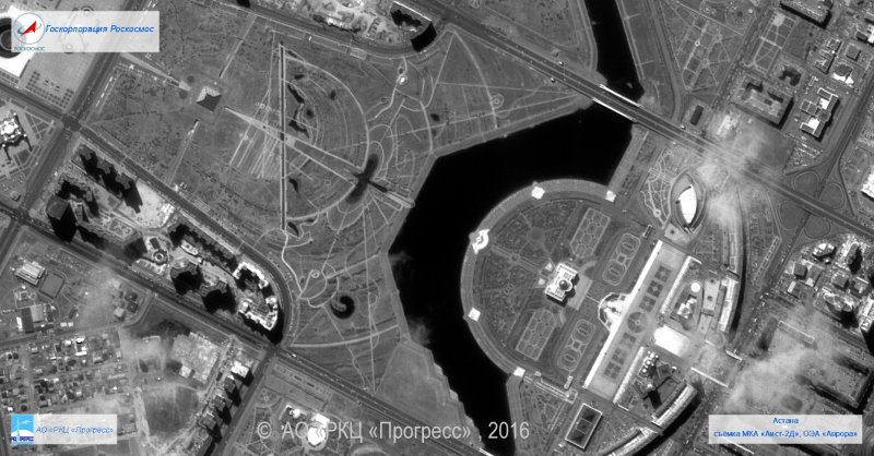 Снимок Тольятти 1968 из космоса