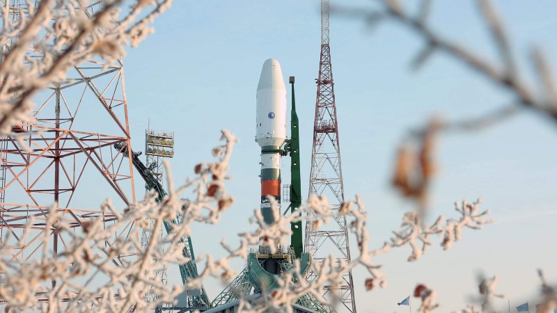 Стартовая площадка космодрома Байконур