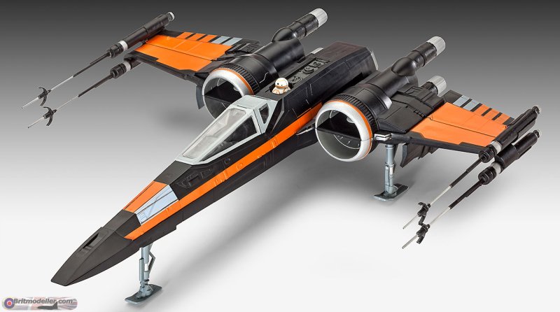 Сборная модель Revell Звездный истребитель x-Wing сопротивления (06696) 1:50