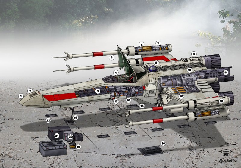 T-65 X-Wing Starfighter
