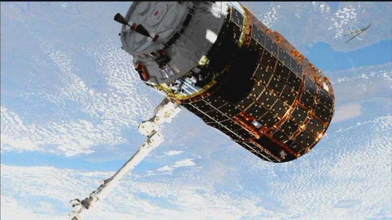 HTV on ISS
