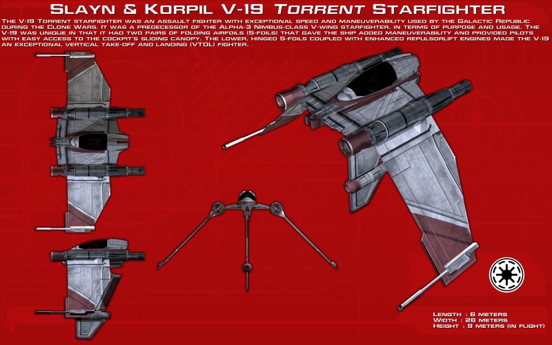 Звёздный истребитель v-19 поток