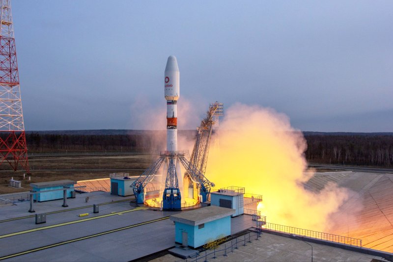 Ракета Союз с космодрома Восточный