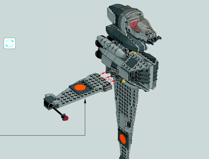 75050 Истребитель b-Wing