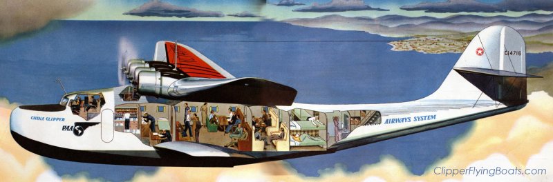 Летающая лодка Boeing 314 Clipper