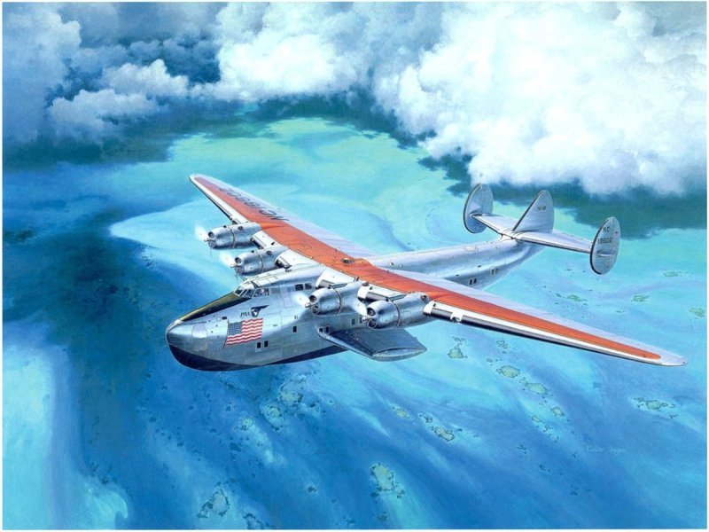 Модель 314 "Clipper", летающая лодка фирмы Boeing