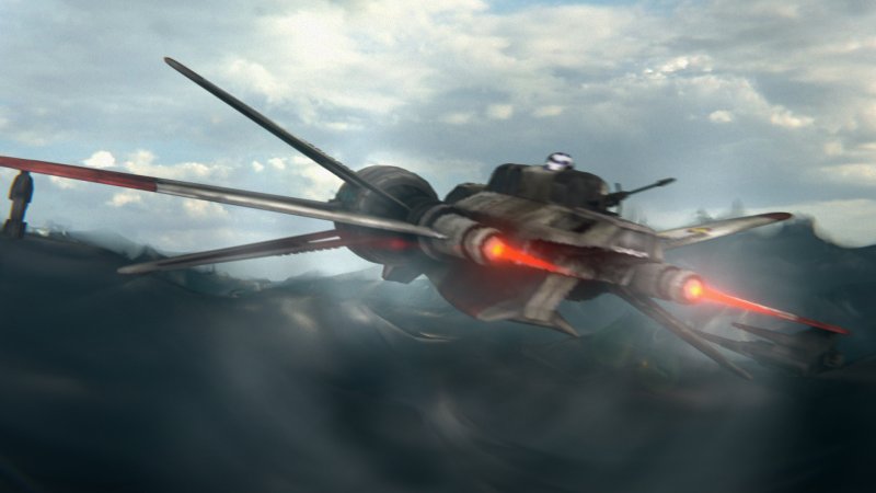 Arc 170 Star Wars арт