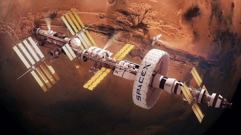 SPACEX колонизация Марса