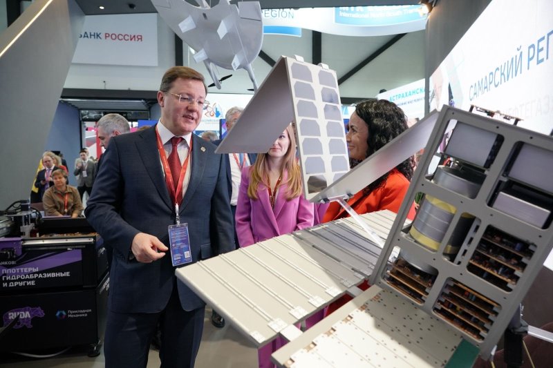 Стенд Самарской области на ПМЭФ 2023