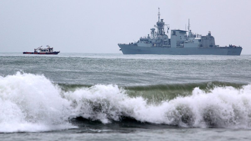 Военные учения в черном море